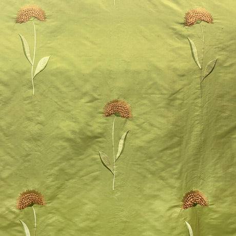 Chloe Fabric Silk Fabric - Floral Embroidered, 54" Width (1 Yard)