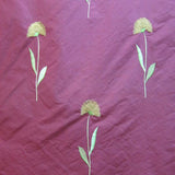 Chloe Fabric Silk Fabric - Floral Embroidered, 54" Width (1 Yard)