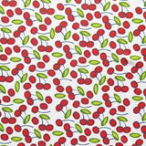 Swim Knit Cherries Poly Spandex Swimsuit Fabric
