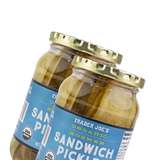 Organic Kosher Sandwich Pickles 16 Fl Oz