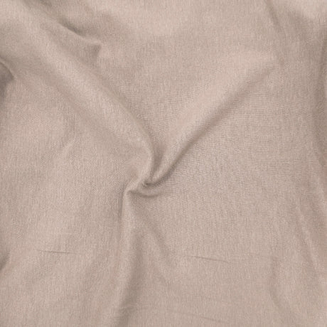 Cotton Spandex Jersey Fabric Coffee 4-Way Stretch