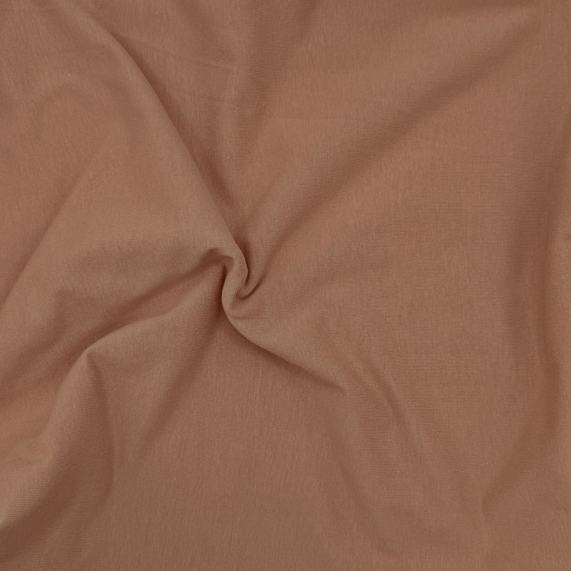 Cotton Spandex Jersey Fabric Dark Mocha 4-Way Stretch