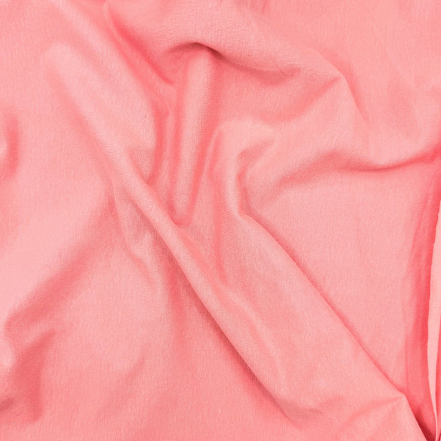 Cotton Spandex Jersey Knit Fabric Dark Peach