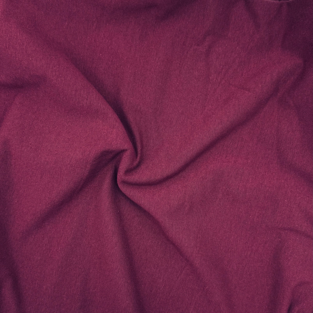 Cotton Spandex Jersey Knit Fabric Maroon 4-Way Stretch