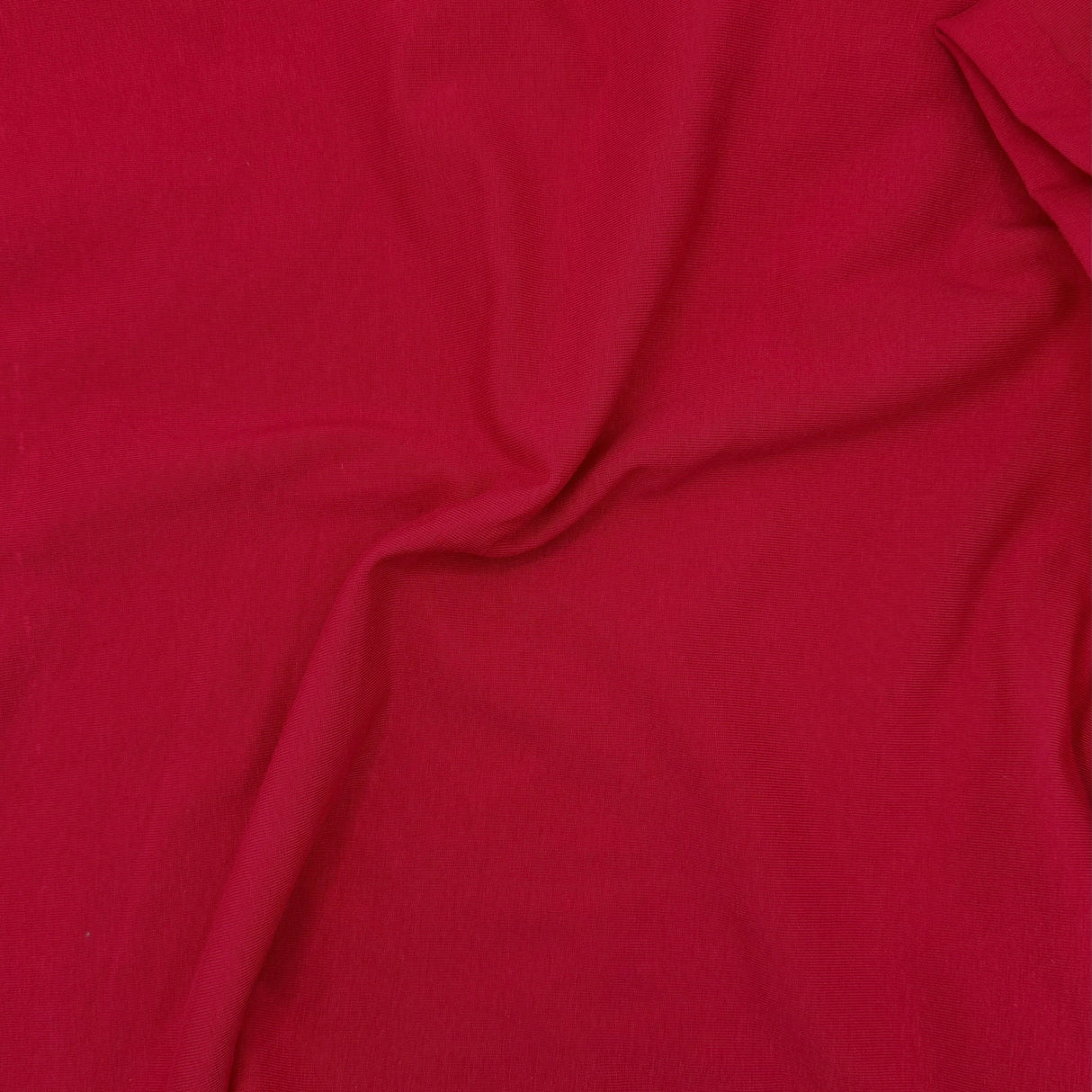 Cotton Spandex Jersey Knit Fabric Red 4-Way Stretch