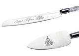 Quinceañera Cake Knife and Server Set with “Sweet Fifteen” Engraving