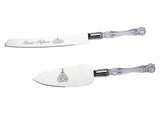 Quinceañera Cake Knife and Server Set with “Sweet Fifteen” Engraving