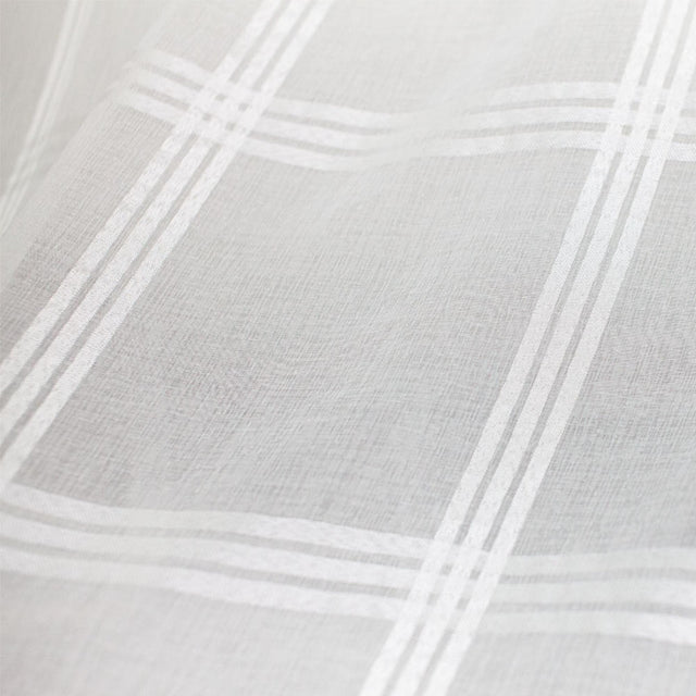 Clara Fabric Polyester Fabric - Plaid Sheer, 110" Width (1 Yard)