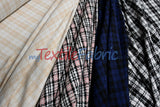 Classic Tweed Polyester Fabric - Textured Tweed Weave, 60" Width (1 Yard)