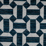 Chenille Jacquard Geometric Upholstery Fabric