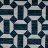 Chenille Jacquard Geometric Upholstery Fabric