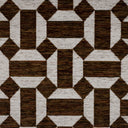 Chenille Jacquard Geometric Upholstery Fabric