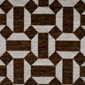 Chenille Jacquard Geometric Upholstery Fabric