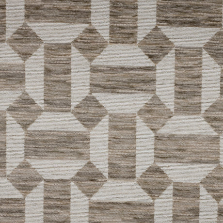 Chenille Jacquard Geometric Upholstery Fabric