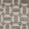 Chenille Jacquard Geometric Upholstery Fabric