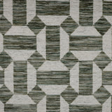 Chenille Jacquard Geometric Upholstery Fabric