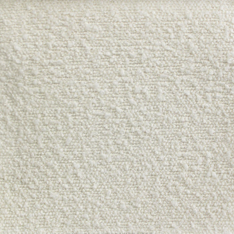Clifton Fabric Boucle Fabric - Textured Solid Linen Look, Ivory/Natural, 58" Width (1 Yard)