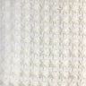 Clover Floral Metallic Sheer Polyester Fabric - Floral Sheer, 110" Width (1 Yard)