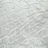 Club Fabric Cotton Blend Fabric - Embossed Swirl, Natural/Washed, 58" Width (1 Yard)