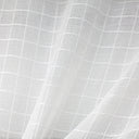 Cobb Fabric Square Sheer Fabric - Ivory/White Square Pattern, 110" Width (1 Yard)
