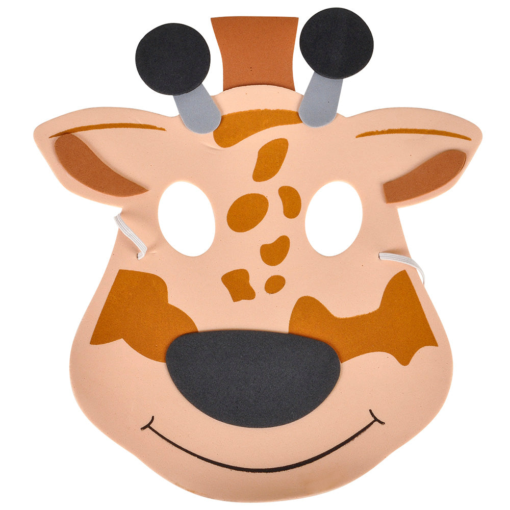 Foam Zoo Animal Masks (1 DZ)