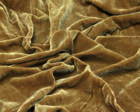 Premium Silk Rayon Velvet Fabric - Azalea, 45" Width (1 Yard)