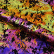 Flashy Marble Foiled Spandex Fabric - Blue Marble Foil, 60" Width (1 Yard)
