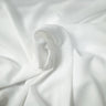Coltan Polyester Fabric - Solid Sheer Ivory, 110" Width (1 Yard)