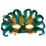 Mardi Gras Feather Masks (50 PCK)