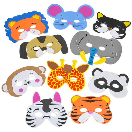 Foam Animal Masks (1 DZ)