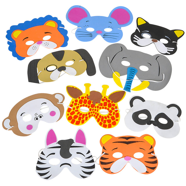 Foam Animal Masks (1 DZ)