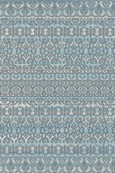 Makymo Soft Touch Faded Area Rug - Polypropylene And Viscose Mix, Light Blue Faded Pattern, 3' X 5' (1 Rug)