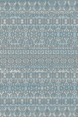 Makymo Soft Touch Faded Area Rug - Polypropylene And Viscose Mix, Light Blue Faded Pattern, 3' X 5' (1 Rug)