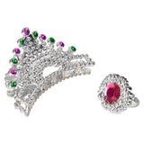 Princess Jeweled Tiara 4pc Set (1 DZC)