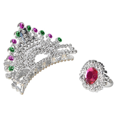 Princess Jeweled Tiara 4pc Set (1 DZC)