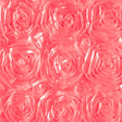 Rosette Satin Coral Fabric,