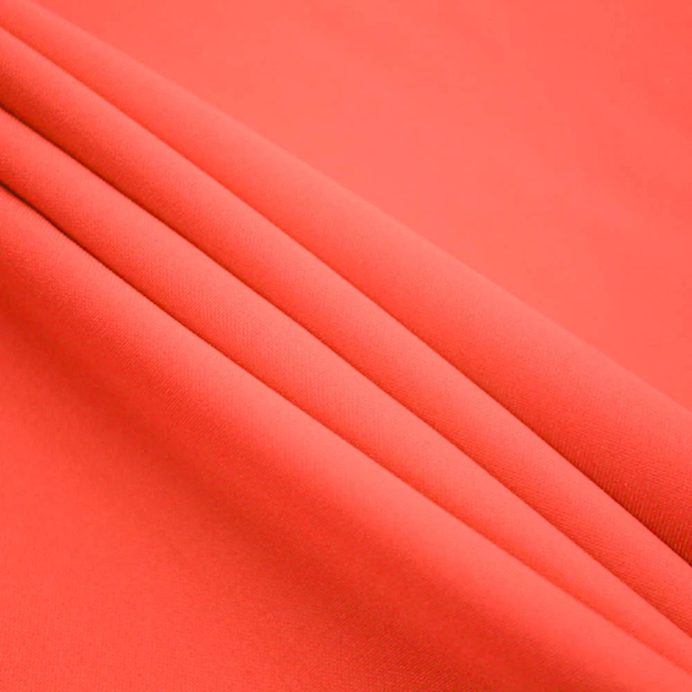 Coral Polyester Poplin (120″) Fabric,