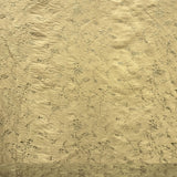 Cornelia Floral Embroidered Silk Fabric - Bamboo, Brass, Bronze, Fawn, Fire, Sand, Taupe, 54" Width (1 Yard)