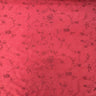 Cornelia Floral Embroidered Silk Fabric - Bamboo, Brass, Bronze, Fawn, Fire, Sand, Taupe, 54" Width (1 Yard)