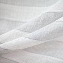 Costello Fabric Metallic Sheer Striped Fabric - Beige, Gray, 118" Width (1 Yard)