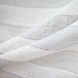 Costello Fabric Metallic Sheer Striped Fabric - Beige, Gray, 118" Width (1 Yard)