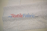 Cotton Eyelet Embroidery Design Six Polyester Cotton Fabric - White Blossom Floral Eyelet Embroidery, 52" Wide (Yards)