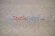 Cotton Eyelet Embroidery Design Six Polyester Cotton Fabric - White Blossom Floral Eyelet Embroidery, 52" Wide (Yards)