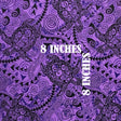 Tiki Turtle All Over 100 Percent Cotton Fabric - All Over Turtle Print, 45" Width (1 Yard)