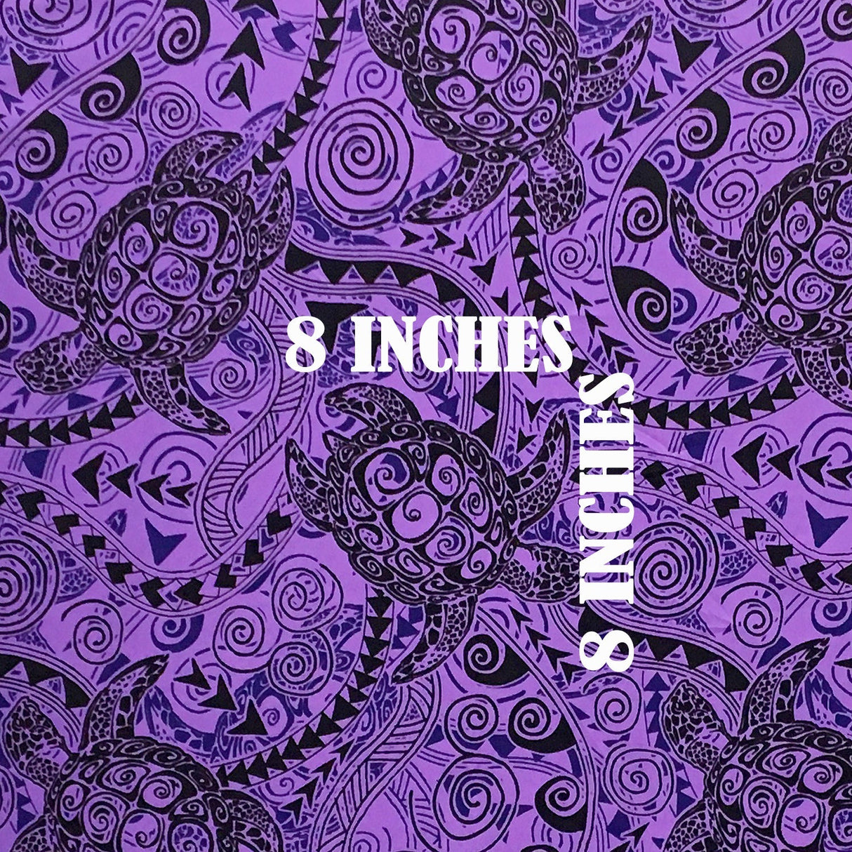 Cotton Tiki Turtle Print Fabric