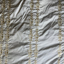Courtney Silk Fabric - Striped Floral, 54" Width (1 Yard)