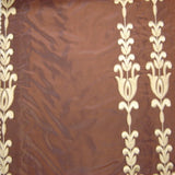 Courtney Silk Fabric - Striped Floral, 54" Width (1 Yard)