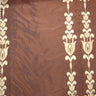 Courtney Silk Fabric - Striped Floral, 54" Width (1 Yard)
