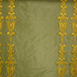 Courtney Silk Fabric - Striped Floral, 54" Width (1 Yard)