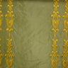 Courtney Silk Fabric - Striped Floral, 54" Width (1 Yard)